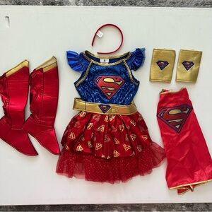 DC Superhero Supergirl Kids Costume Size S